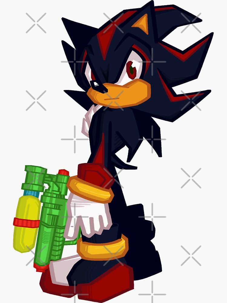 SONIC ADVENTURE 2 (SHADOW) Sticker for Sale by etherealmold