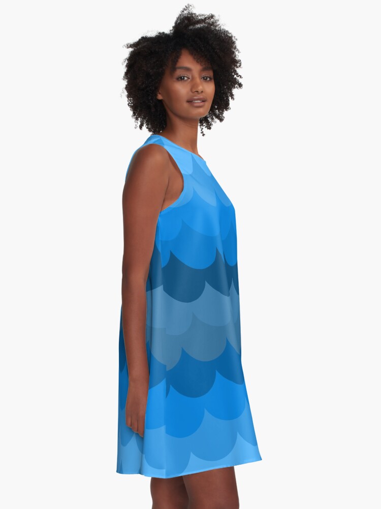 Alternate view of Watery Mermaiden A-Line Dress