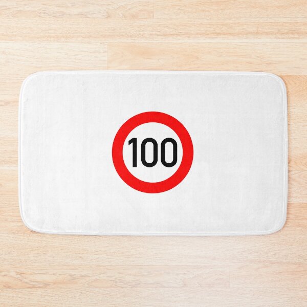 Item preview, Road Sign - Maximum speed limit 100 designed and sold by JustCoolShop.
