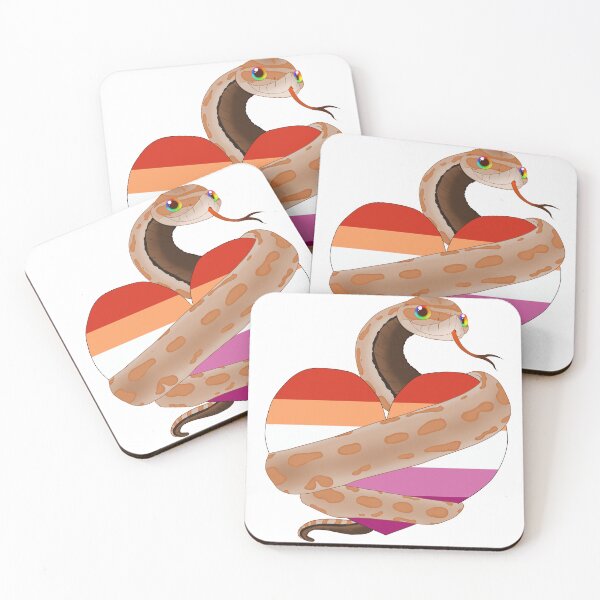 Item preview, Hognose Pride - Lesbian Pride Heart designed and sold by Pooky15.