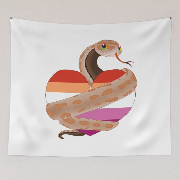 Item preview, Hognose Pride - Lesbian Pride Heart designed and sold by Pooky15.
