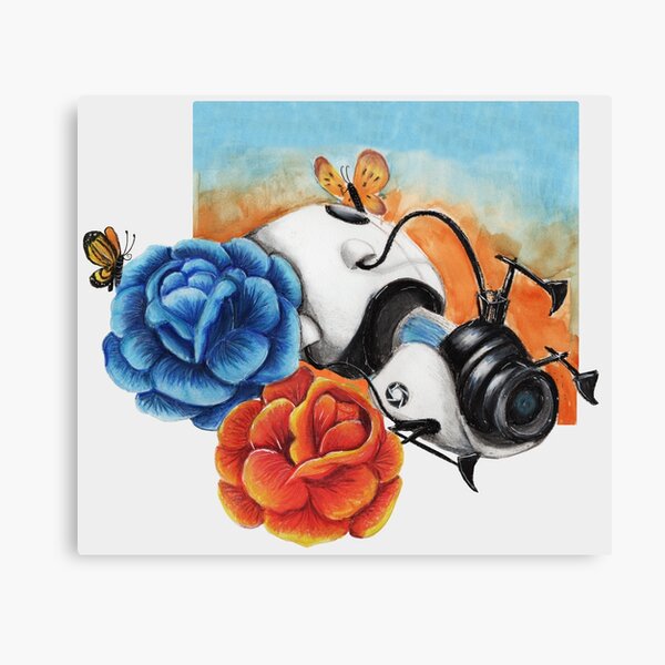 Item preview, Portal Gun With Roses designed and sold by KawaiiJunimo.