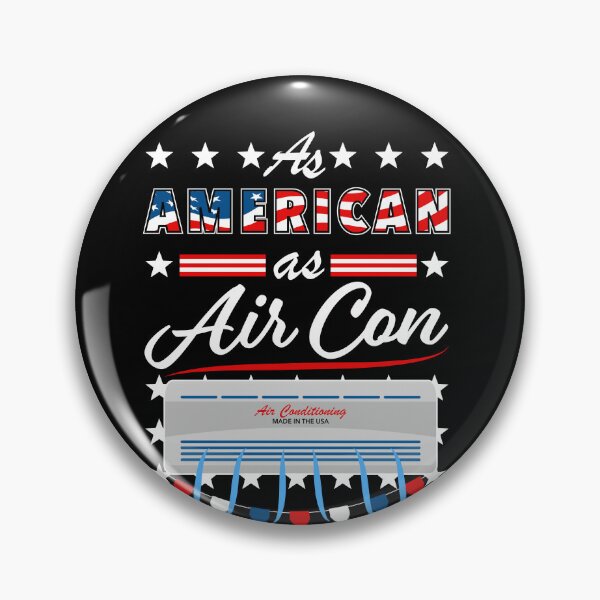 Item preview, As American As Air Con Funny USA 4th of July Patriotic designed and sold by SuperFreshArt.