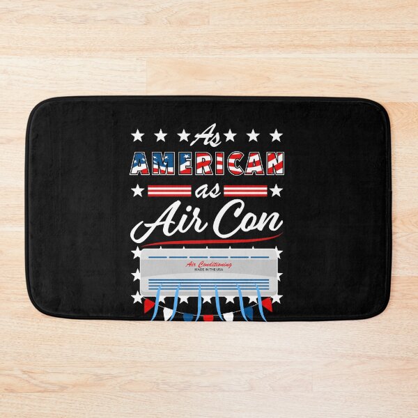 Item preview, As American As Air Con Funny USA 4th of July Patriotic designed and sold by SuperFreshArt.