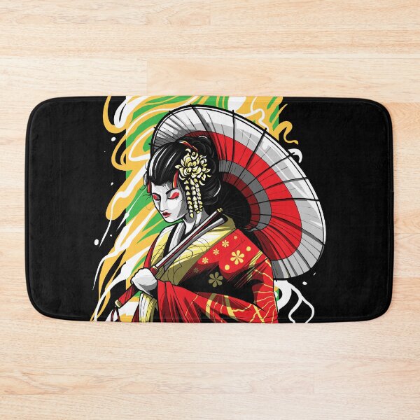 Item preview, Geisha Beautifull Japanese Umbrella Kimono Lady designed and sold by BakaOutfit.
