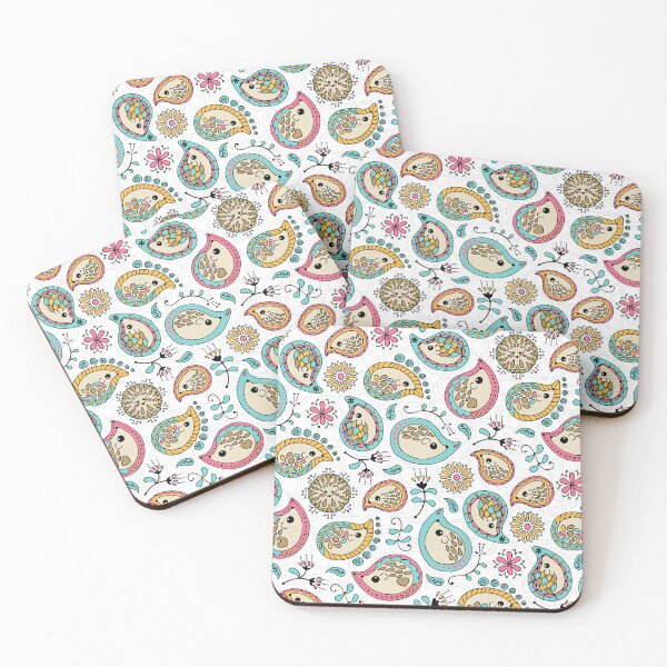 Item preview, Hedgehog Paisley_Colors designed and sold by miavaldez.