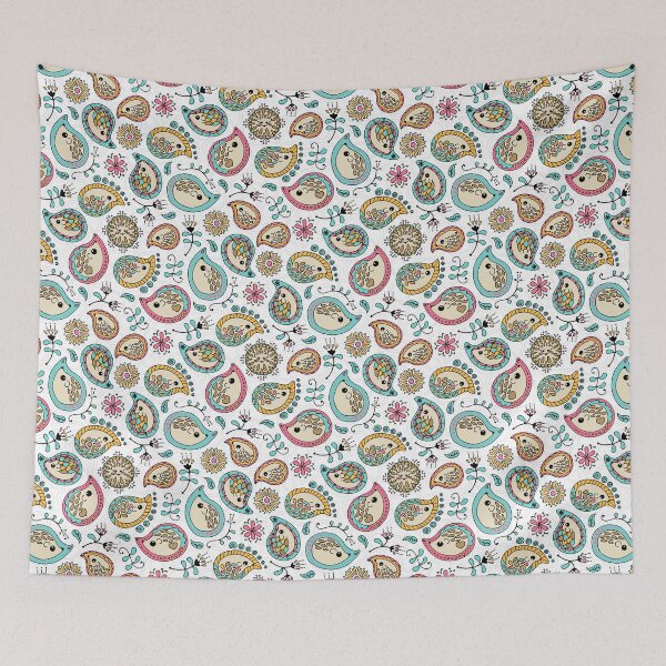 Item preview, Hedgehog Paisley_Colors designed and sold by miavaldez.