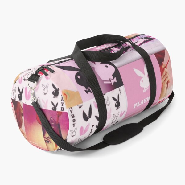 Pink girly play bunny y2k collage Duffle Bag