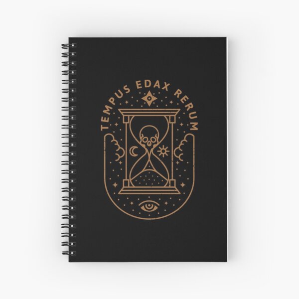 Tempus Edax Rerum Spiral Notebook