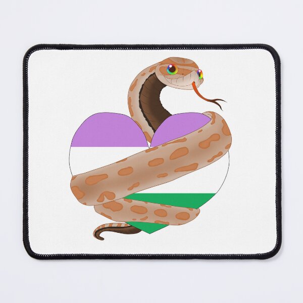 Item preview, Hognose Pride - Genderqueer Pride Heart designed and sold by Pooky15.