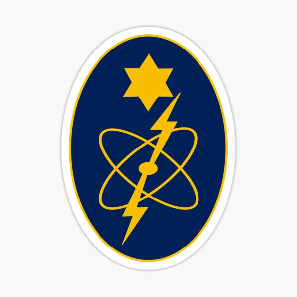 Electronic Warfare, EW badge - oval Sticker