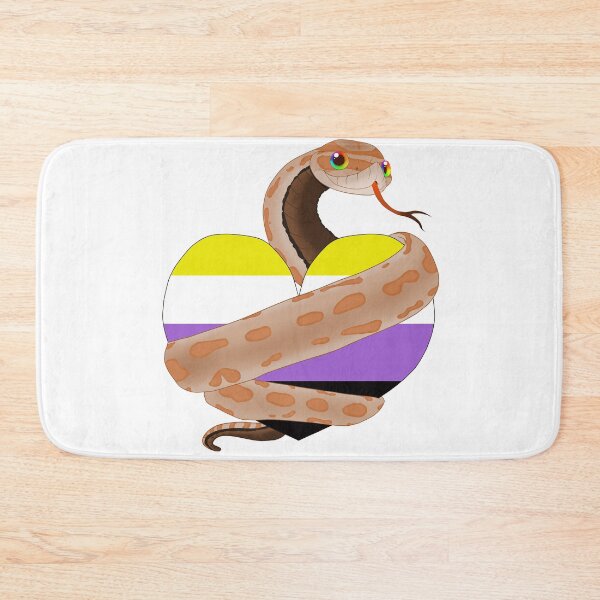 Item preview, Hognose Pride - Nonbinary Pride Heart designed and sold by Pooky15.