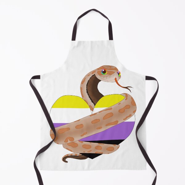 Item preview, Hognose Pride - Nonbinary Pride Heart designed and sold by Pooky15.