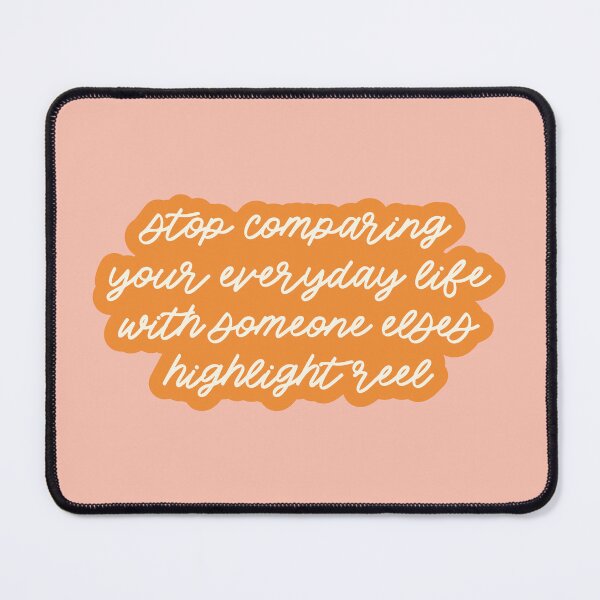 Item preview, Stop Comparing Yourself Positive Affirmation designed and sold by bykirstco.