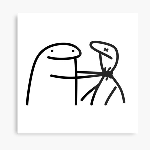 "Flork Choking" Metal Print for Sale by sabahnaveed Redbubble