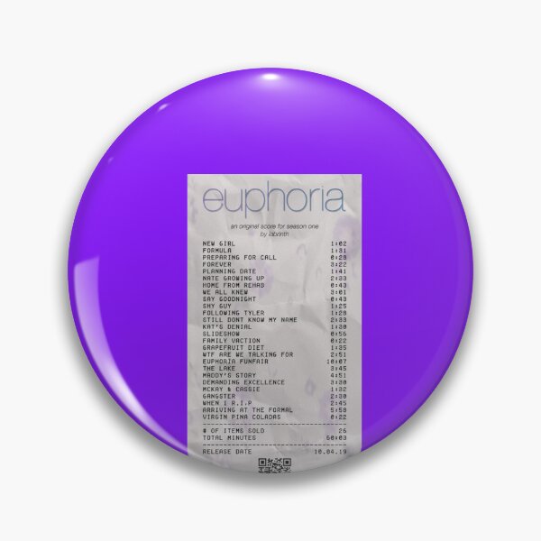 Item preview, Euphoria Soundtrack Receipt   T-Shirt designed and sold by TimSchreck.