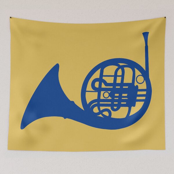 Item preview, The Blue French Horn designed and sold by senaeksi.