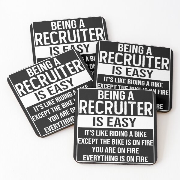 Item preview, Funny recruiter saying: being a recruiter is easy recruiter gifts designed and sold by alaechamlal.