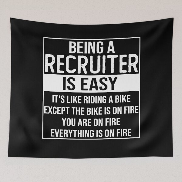Item preview, Funny recruiter saying: being a recruiter is easy recruiter gifts designed and sold by alaechamlal.