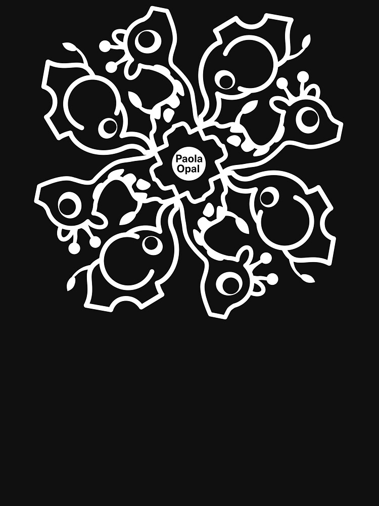 Thumbnail 7 of 7, Essential T-Shirt, Giraffe and Elephant Spiral Pattern (Reverse Version) designed and sold by PaolaOpal.