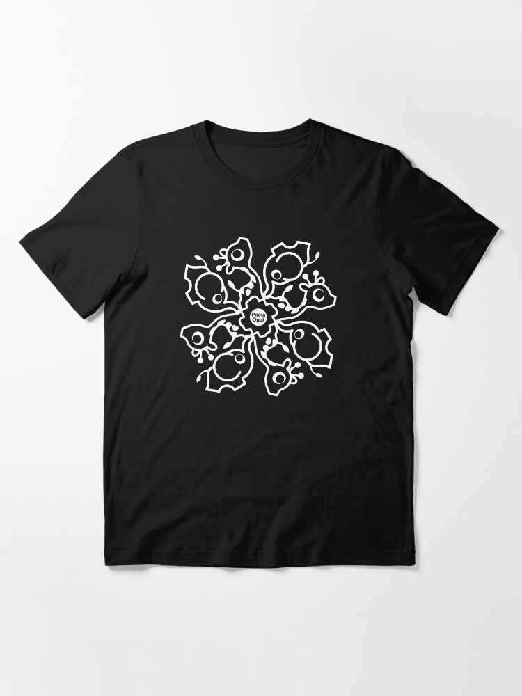 Thumbnail 3 of 7, Essential T-Shirt, Giraffe and Elephant Spiral Pattern (Reverse Version) designed and sold by PaolaOpal.