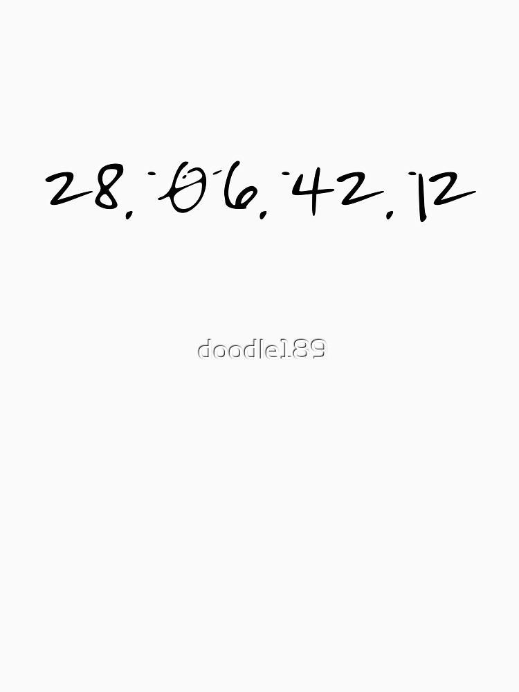 "Donnie Darko - 28: 06: 42: 12" Essential T-Shirt for Sale by doodle189 ...