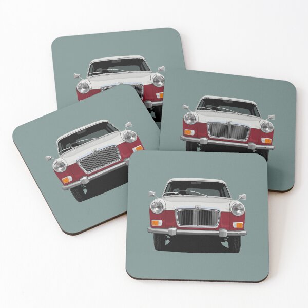 Item preview, MG Magnette Mk3 or Mk4 in duotone white-red designed and sold by knappidesign.