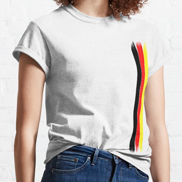 German flag colors stripes Classic T-Shirt