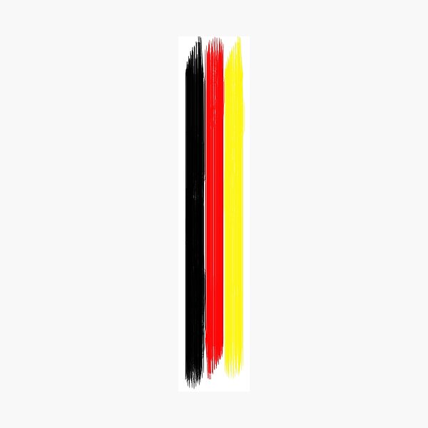 Item preview, German flag colors stripes designed and sold by ideasfinder.