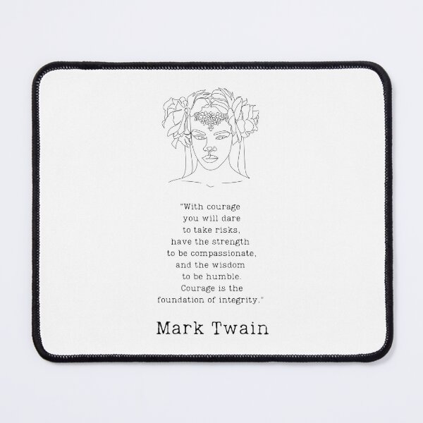 Item preview, "Courage" - Mark Twain designed and sold by BookberryGarden.