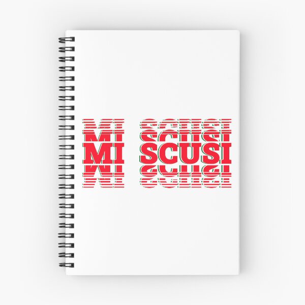 Item preview, Mi Scusi - Italian Stacked Text designed and sold by molamode.