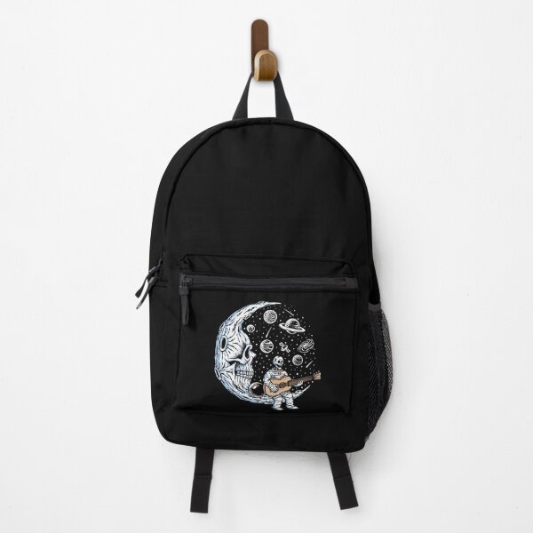 Item preview, Astronaut Playing Guitar on Skull Moon designed and sold by angelusdark.