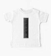 Library Sign - Dewey Decimal System by Tens - Black Baby Tee