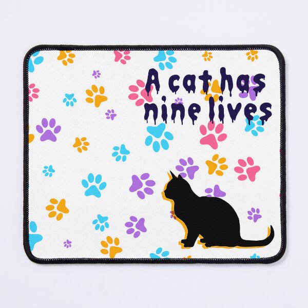 Item preview, A cat has nine lives designed and sold by bakerelassioui.