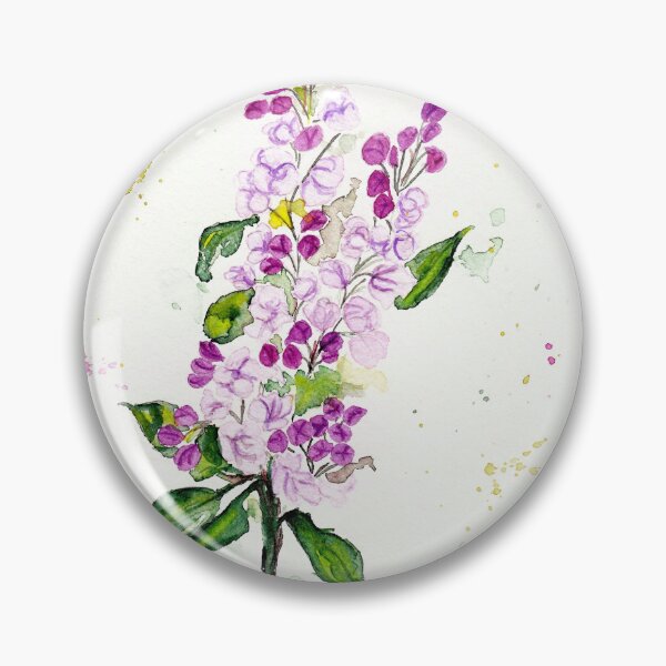 Item preview, A lilac branch with flowers and buds designed and sold by Cacatuart.