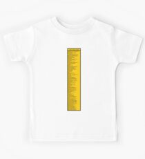 Library Sign - Dewey Decimal System by Tens - Caution Yellow Kids Tee
