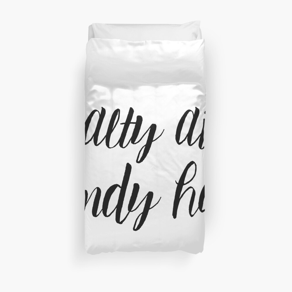 Salty Air, Sandy Hair Duvet Cover