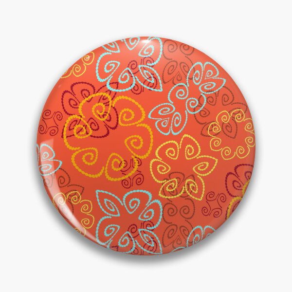 Item preview, Sunspot 3 on Sweet Orange Half-drop Repeat 5748 designed and sold by Art in My Loft.