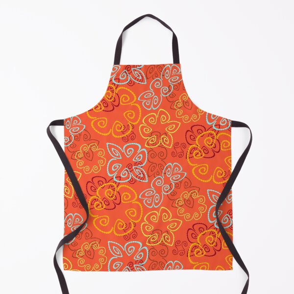 Item preview, Sunspot 3 on Sweet Orange Half-drop Repeat 5748 designed and sold by Art in My Loft.