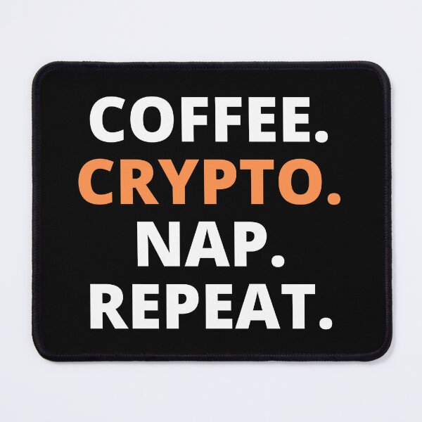 Item preview, Coffee Crypto Nap Repeat designed and sold by GraphitePen.