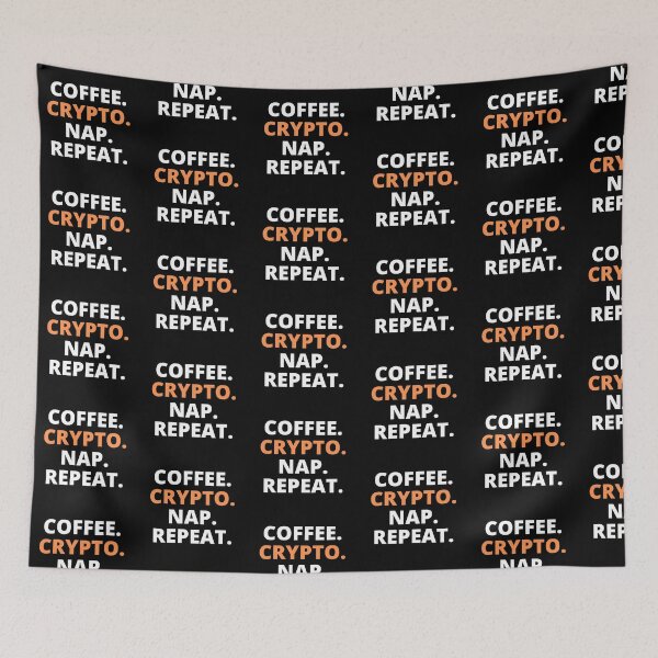 Item preview, Coffee Crypto Nap Repeat designed and sold by GraphitePen.