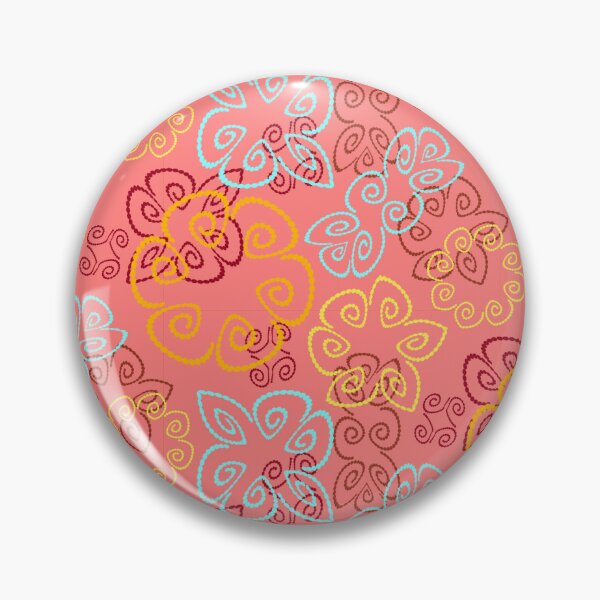 Item preview, Sunspot 3 on Blush Pink Half-drop Repeat 5748 designed and sold by Art in My Loft.