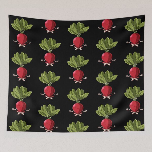 Item preview, Funny Yoga Vegetable Meditating Radish designed and sold by UpYourSelf.