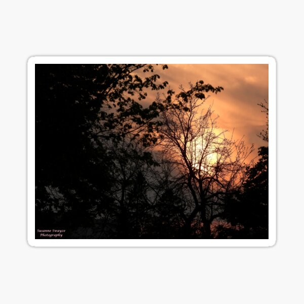 Coucher de soleil à Hamilton # 2 Sticker