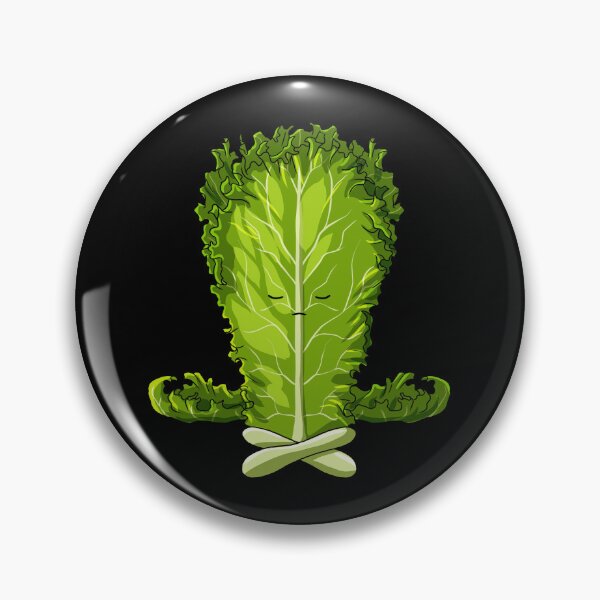 Item preview, Funny Salad Meditating Lettuce designed and sold by UpYourSelf.