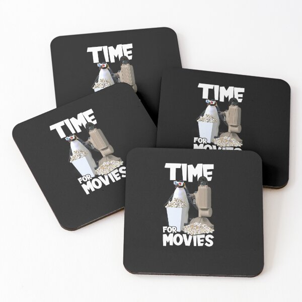 Item preview, Cartoon Penguin At Movie Night designed and sold by sbachstroem.