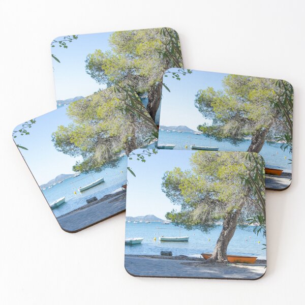 Item preview, Pollensa Bay From The Shade designed and sold by GG WALL ART.