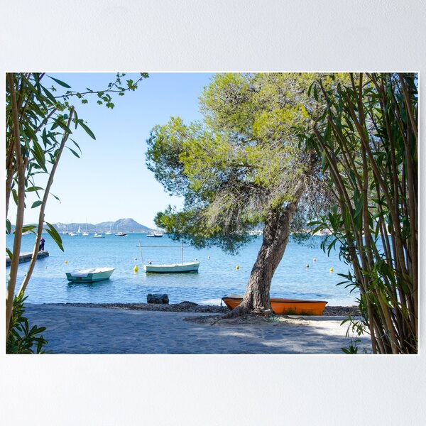 Pollensa Bay From The Shade Poster