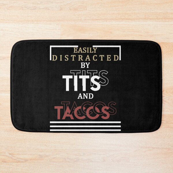 Item preview, Easily Distracted By Tacos Funny Gift designed and sold by dngr shop.