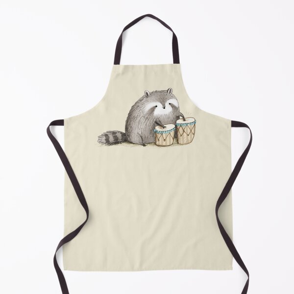 Item preview, Raccoon on Bongos designed and sold by SophieCorrigan.